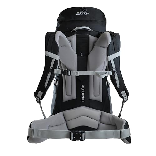 Vango Contour 65L Backpack | Duke of Edinburgh Recommended Kit | Eco-Friendly Lightweight Adjustable Rucksack Daypack with Waterproof Rain Cover For Travelling, Camping, Walking, Hiking & Outdoor Use - Image 6