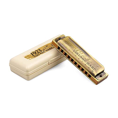 Gaita de Boca Diatônica Hering Vintage Harp 1020C em Dó