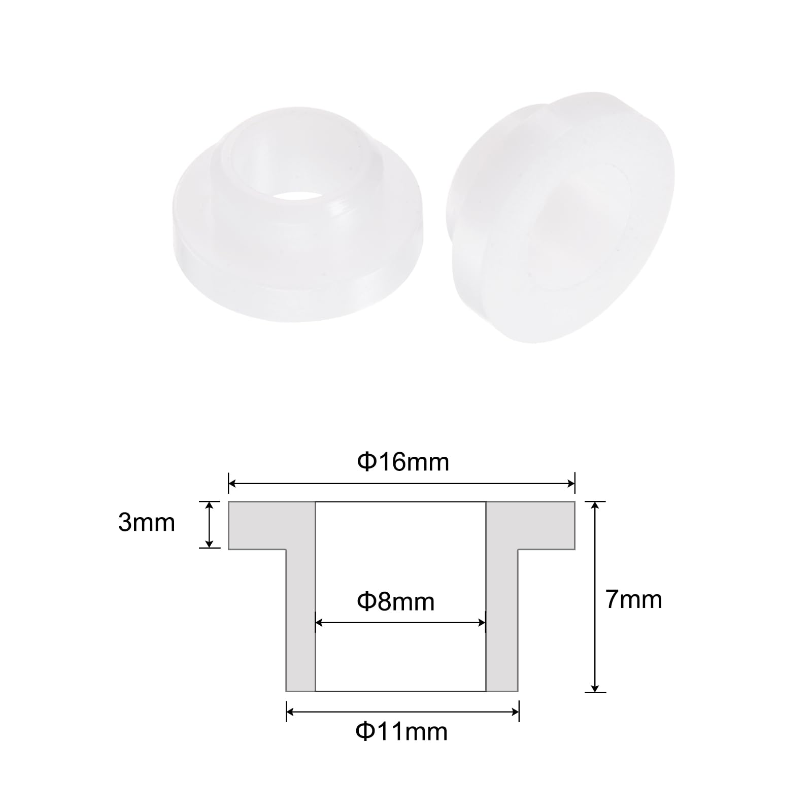 QUARKZMAN 12pcs Bride Manchon Roulements 6,1 Mm ID 9,08 Mm OD