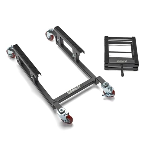 Lets Roll Cruiser Standard Package Deal Motorcycle Dolly and Lift - 1200 LB Heavy Duty Scissor Motorcycle Lift Jack & Dolly for Garage Storage Scissor Lifts Jack and Moving Dolly - Made in The USA