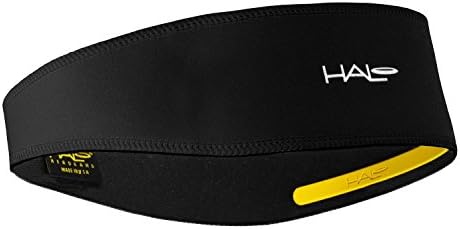 Halo Headband 2 Pack Black Unisex One Size Fabric Blend Sweatband for Running