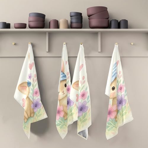 Serviettes pour sécher la vaisselle sans laisser de traces, lot de 6 torchons de cuisine ODAWA
