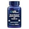 Life Extension Bone Restore with Vitamin K2 – Bone Health Supplement for Strong Bones – 3 Types of Absorbable Calcium, Vitamins D3 and K2, Minerals – Gluten-Free, Non-GMO – 120 Capsules