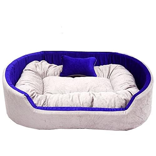 SKYMINT Reversible Dual Ultra Soft Velvet Grey Blue Color Luxury Sofa Bed PET Bed | Dog Bed | CAT Bed | Puppies Puppy Bed | Rabbit Bed (XXL) (B0CCRMZL7K) Amazon Price History, Amazon Price Tracker
