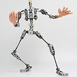 Stop Motion Supplies 3.0 Series Stop Motion Armature Kit,Skeleton Kit,Durable Stainless Steel, Smooth Ball Socket Joint,Similar to Real Human Body, for Stop Motion Character Puppet