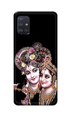 Image of PRINTFIDAA� Printed Hard Back Cover Case for Samsung Galaxy A71 | Samsung Galaxy A71S Back Cover (Radha Krishna) -2808