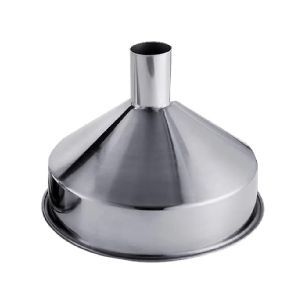 Embudo Grande, Embudo De Acero Inoxidable Grande For con Filtro Embudo De Vino Y Aceite For El Hogar Tolva Industrial Extra Grande(28x5cm)