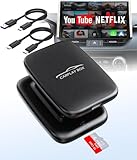 2025 Upgraded Wireless CarPlay and Android Auto Adapter- Built in Netflix YouTube Support TF Card,Magic Car Play AI Box Convert Wired to Wireless Dongle, Apple car Play Adapter for Cars from 2016