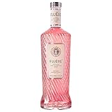  FLUÈRE - Alternativa Sin Alcohol de Ginebra Rosa, Bebida espirituosa Destilada Libre de Alcohol con Frambuesas Frescas, 700 ml