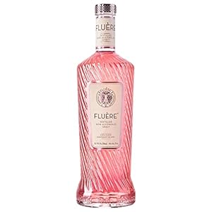 FLUÈRE Pink Gin Alternative – Fresh Rasberry Blend, Non-Alcoholic Distilled Spirit, 70 cl | Low Calories | Created for…