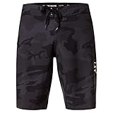 Fox Racing Men's Standard Board Shorts, Black Camo, 32