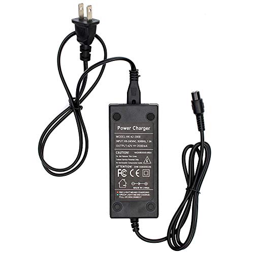 image for EVAPLUS 42V 2A Power Adapter PowerFast 3-Prong Inline Connector for Po