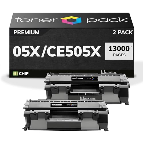 Tóner Láser Negro Recambio Cartucho De Tóner CE505A Compatible Con Impresoras HP LaserJet P2035 P2055DN, Color Negro Supernote A5x