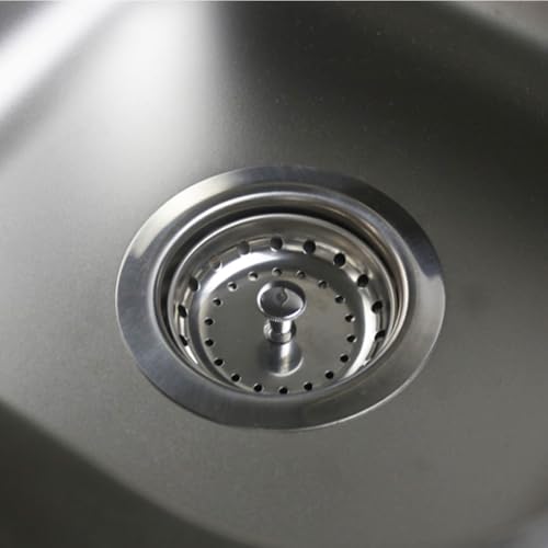 Kit colador para fregadero de cocina acero inoxidable miniatura 6