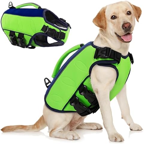 AOFITEE High Visibility Dog Life Jacket Cover