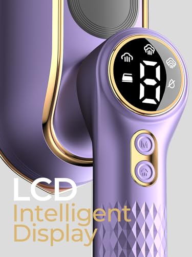 Image of NIASSO Travel Steamer, 1200W Portable Handheld Fabric Steamer for Clothes | 4Modes with LCD Display, Powerful Wrinkle Remover, 150ML Water Tank, 10S Fast Heat-Up, 120V Only (Not for Europe), Purple