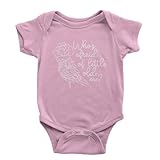 The Pxv One-Piece Who's Afraid of Little Old Me Newborn Light Pink Romper
