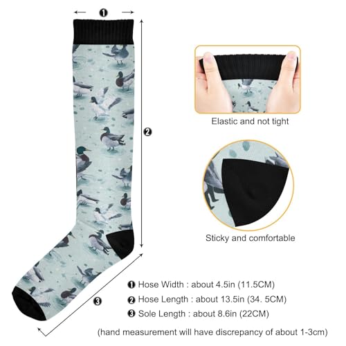 Image of Pigsaly Ceramic Mugs Coffee Cups Womens Knee High Socks Love Compression Socks Athletic Tube Sock Outdoor Sport Socks