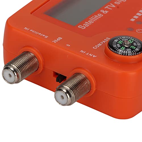 Shanrya Satellite Tv Signal Finder, Digital Satellite Signal Meter Accurate Quicker Tuning With Lcd Blue Backlight For Signal Measurement #TOP7