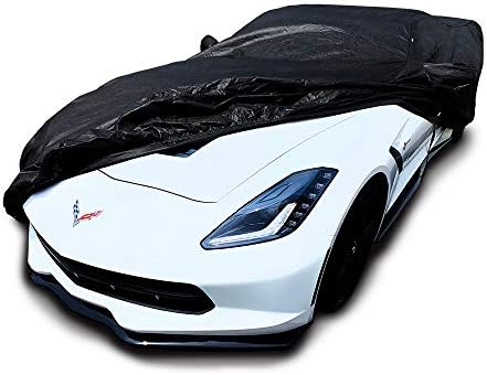 Xtrashield Custom Fit C7 2014-2019 Chevy Corvette Stingray Z51/Z06/Grand Sport Car Cover Black Covers