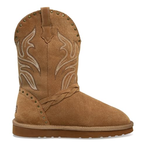Lamo Women's Wrangler Boots for Women - NeverWet® water and Stain resistant technology - Cirrus footbed System™ - Cozy Faux fur lining 10.5" Women's Western Style boots2
