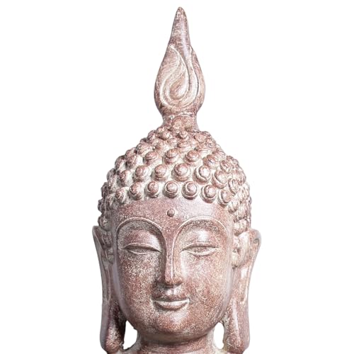 Estatua Buda para Decoración Zen Interior 15.8 pulg miniatura 2