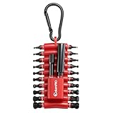 ColumPRO Ball End Allen Wrench Bit Set, 20PCS Metric & SAE Hex Drill Bit Set with Magnetic Bit Holder & Organizer Sleeve, Premium S2 Steel 1” Hex Bit for Power Tools & DIY Repairs