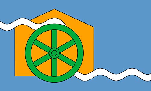 Drapeau de Cromford grand format pour mât extérieur et décoration