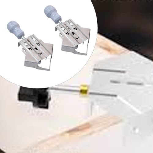 Gralara 2x Woodworking 90 Right Angle Clamps Adjustable Stainless Steel Frame Clamps for Photo Frame Corner Splicing Accessories