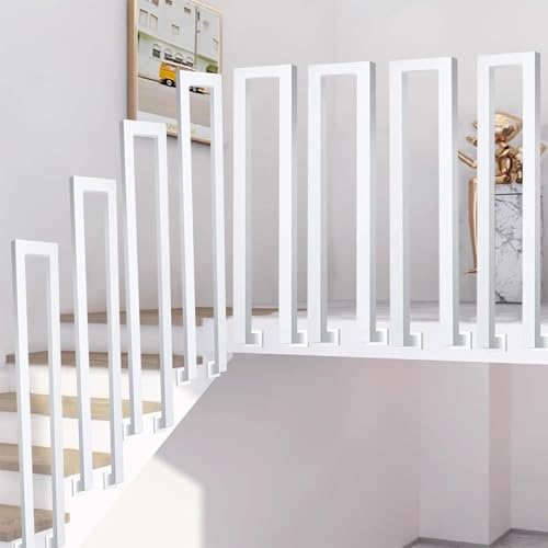 Rampe d'escalier robuste en fer forgé avec fixation latérale stable