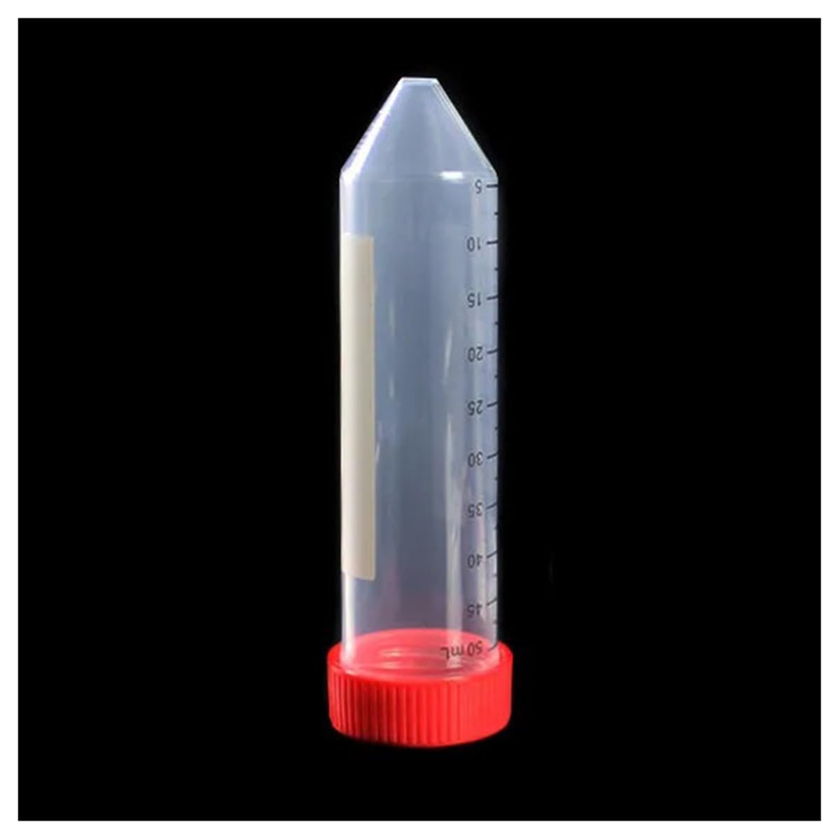 Equipos y suministros de laboratorio 25 tubos de centrífuga 50 ml, tubo muestra PP, fondo cónico