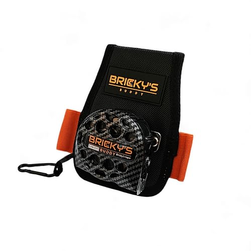 Bricky’s Buddy Tape Measure Holder – Heavy Duty Belt Clip, Rustproof Metal Clip, Universal Fit Tape Holder for Builders, Roofers, Joiners & Electricians