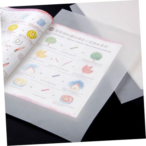 Papier calque pour dessin A4 SHINEOFI 100 feuilles pour calligraphie - 3