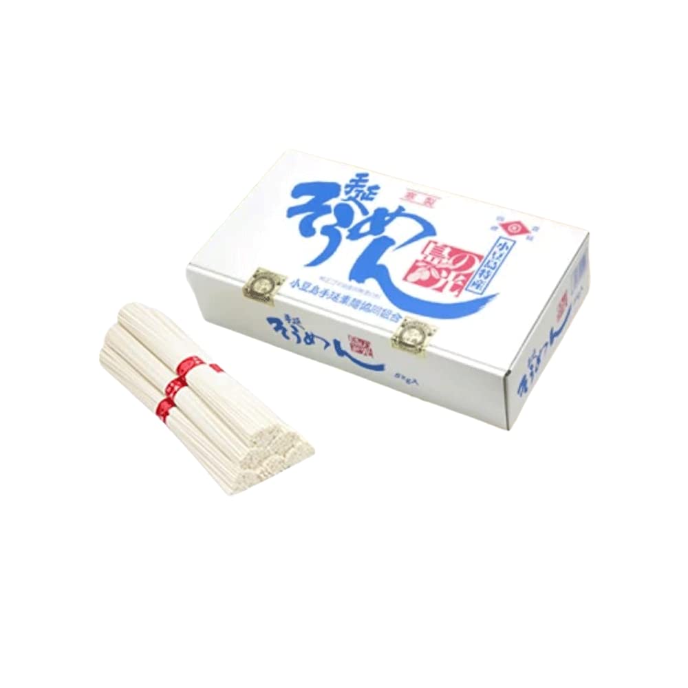 Amazon.co.jp: 小豆島 手延 そうめん 素麺 島の光 3kg(50g×60束