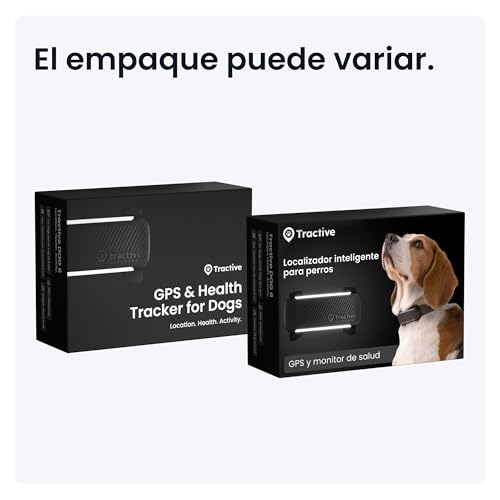 Miniatura 8 de Tractive - Gps Perros 2025 Edición N. 1 Del Mercado Localización En Tiempo Real Alertas Antifuga Monitor De Actividad Avisos De Salud Seguimiento De Ladridos Negro