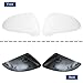 White Rearview Mirror Cover Side Mirror Caps Replacement for VW Golf MK7 7.5 GTI 7 Golf 7 R 2013-2020