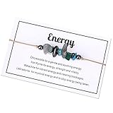 Ronglry Crystal Amethyst Chakra Bracelet