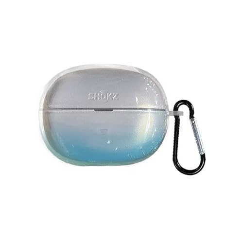 LUNBER-ARMOR�EFor Shokz OpenDots 2 �N���A�P�[�X ���� �O���f�[�V���� TPU �V���v�� �ی�J�o�[ For �V���b�N�X �I�[�v���h�b�c �c�[ �J���r�i�t��(�N���A �O���[��)