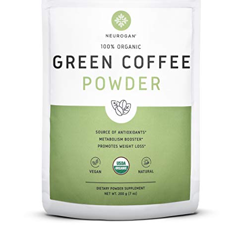 Neurogan Green Coffee Bean Powder Extract for Weight Loss, Improved Metabolism & Fat