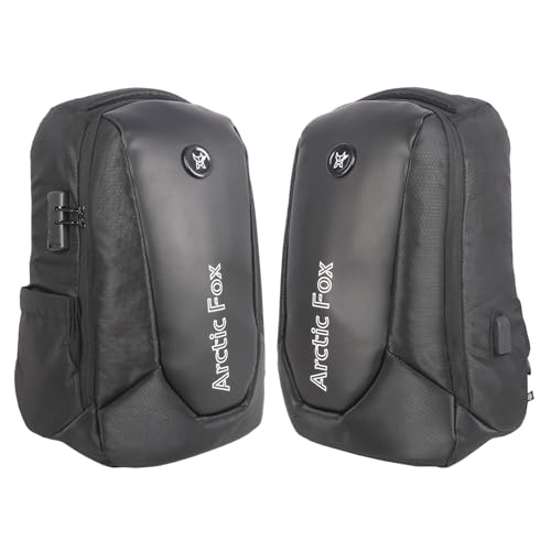 Image of Arctic Fox Ranger Anti-Theft Backpack with USB Charging Port | 35 Ltr Capacity | Multipurpose Backpack |Rain Cover | Number Lock | 15.5 Inch Laptop Backpack (Black)