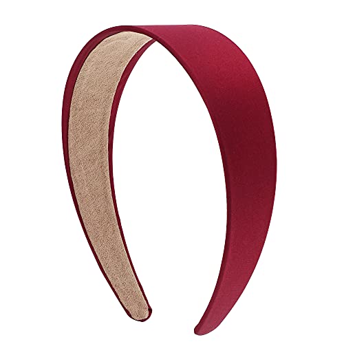 Motique Accessories Girls 2 Inch Satin Headband - Burgundy #TOP25