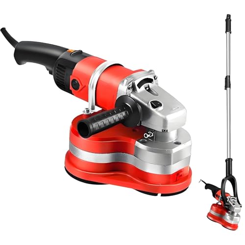 Lijadora de hormigón, pulidora portátil de Paredes y Suelos,pulidora eléctrica de Diamante,cepilladora de hormigón de 2800 W,lijadora de 90° sin Puntos Muertos para hormigón,mármol y Granito.