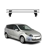 Barres de Toit Transversales Compatible avec Renault Grand Scenic III 2009-2013 Gris 2X