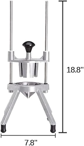 Miniatura 5 de Rismanor Cortador comercial del limón del cortador de la lima de la fruta de la cuña del acero inoxidable 8