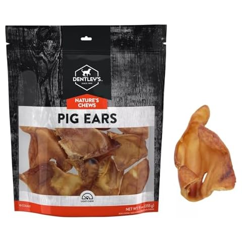 DENTLEY'S Nature's Chews Full Pig Ear Dog Chews Cover
