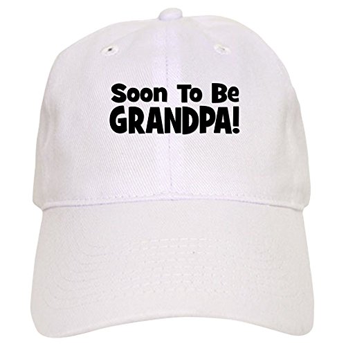 CafePress Soon to Be Grandpa! Cap Unique Adjustable Baseball Hat White