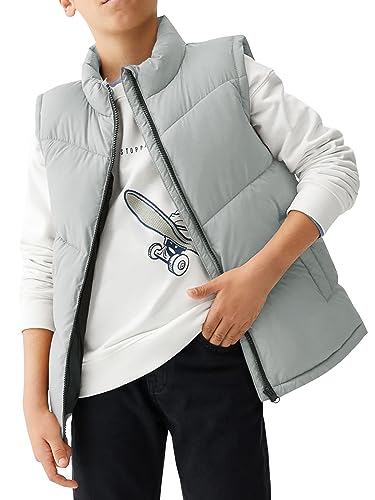 Image of Meikulo Boys Puffer Vest Zip Up Quilted Gilet Sleeveless Jackets