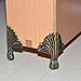 12 Pcs Vintage Bronze Wood Case Legs Decorative Jewelry Box Feet Retro Small Support Feet Antique Corner Protector for Wood Case Jewelry Box Storage Chest Gift Box Toolbox Length:1-1/4