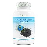 Aceite de Comino Negro - 420 Cápsulas - 1000 mg por porción diaria - Egipcio, natural y prensado en frío - Probado en laboratorio