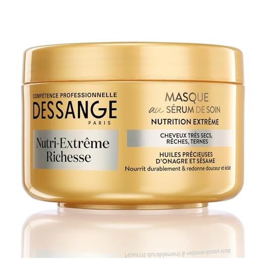 Dessange - Nutri-extrême Richesse - Masque concentré de Nutrition cheveux très desséchés, rêches et ternes - Le Pot de 250ml - (for Multi-Item Order extra Postage Cost Will be reimbursed)